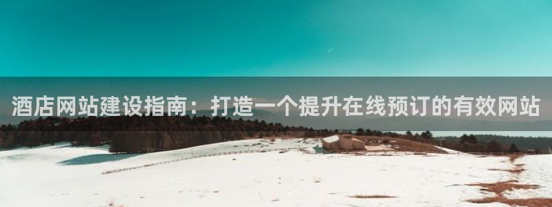 威廉希尔体育app官网|酒店网站建设指南：打造一个提升在线预